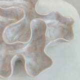 Sculpture #78 Blush Seafoam Sculpture Oyster Platter