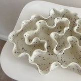 Sculpture Oyster Platter 125 Ocean Mineral/White