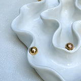 Sculpture #73 Gold Caviar Sculpture Oyster Platter