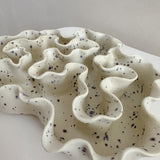 Sculpture Oyster Platter 125 Ocean Mineral/White