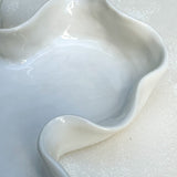 Sculpture #70 Pure White Sculpture Oyster Platter