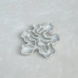 Sculpture Oyster Platter White Gloss/White