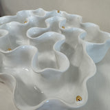 Gold Caviar Sculpture Oyster Platter Round