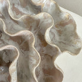 Sculpture Oyster Platter 118 Floral Reverie/White