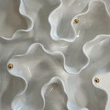 Gold Caviar Sculpture Oyster Platter Abstract