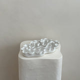 Sculpture Oyster Platter 120 White Gloss/White