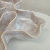 Sculpture #78 Blush Seafoam Sculpture Oyster Platter
