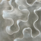 Sculpture Oyster Platter White Gloss Round