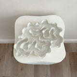 Sculpture Oyster Platter 119 Sea Mist/White