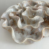 Sculpture Oyster Platter 118 Floral Reverie/White