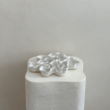 Sculpture Oyster Platter 124 White Gloss/Cream