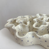 Sculpture Oyster Platter 125 Ocean Mineral/White
