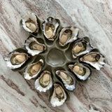 Harbour Oyster Platter Olive Green Dozen