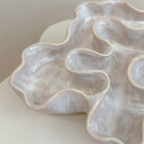 Sculpture #78 Blush Seafoam Sculpture Oyster Platter