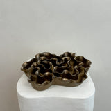Sculpture Oyster Platter Bronze/Gold Ombre