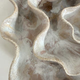 Sculpture Oyster Platter 118 Floral Reverie/White