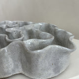 Sculpture Oyster Platter 123 Terra Speckle/Brown